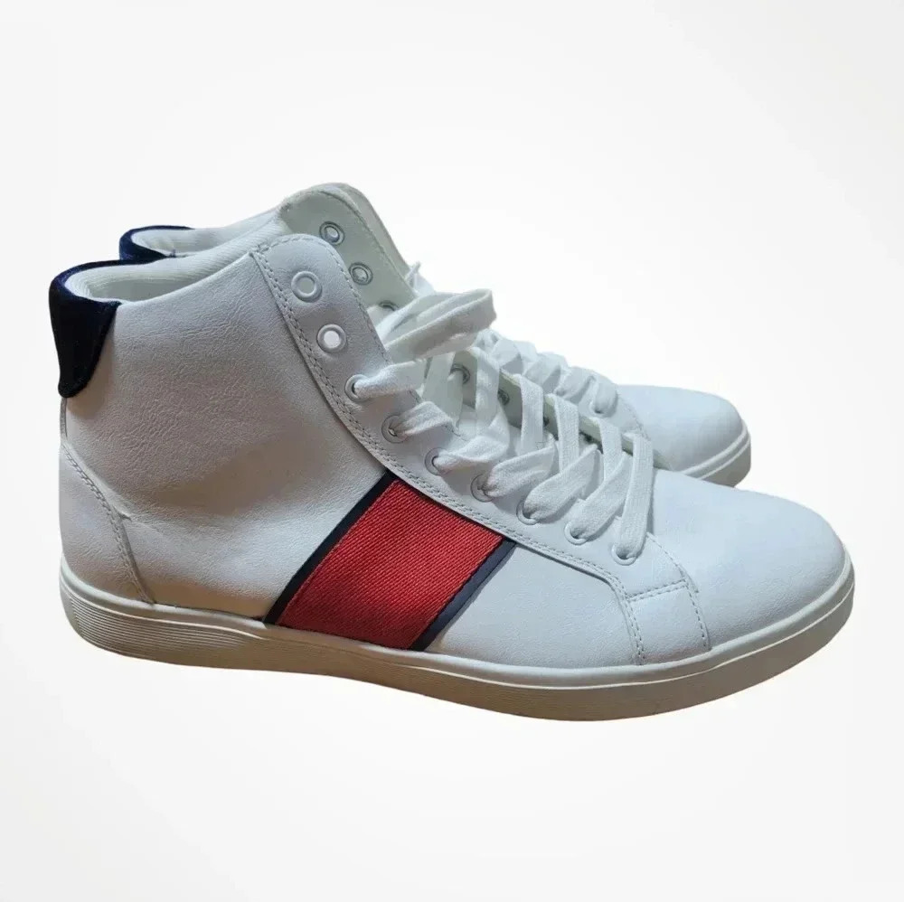 ALDO Men's White High-Top Sneakers, Size 10